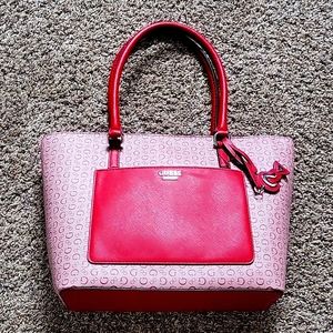 Red Guess Pocket Book Bag Purse Brand New Beautoful with tags
